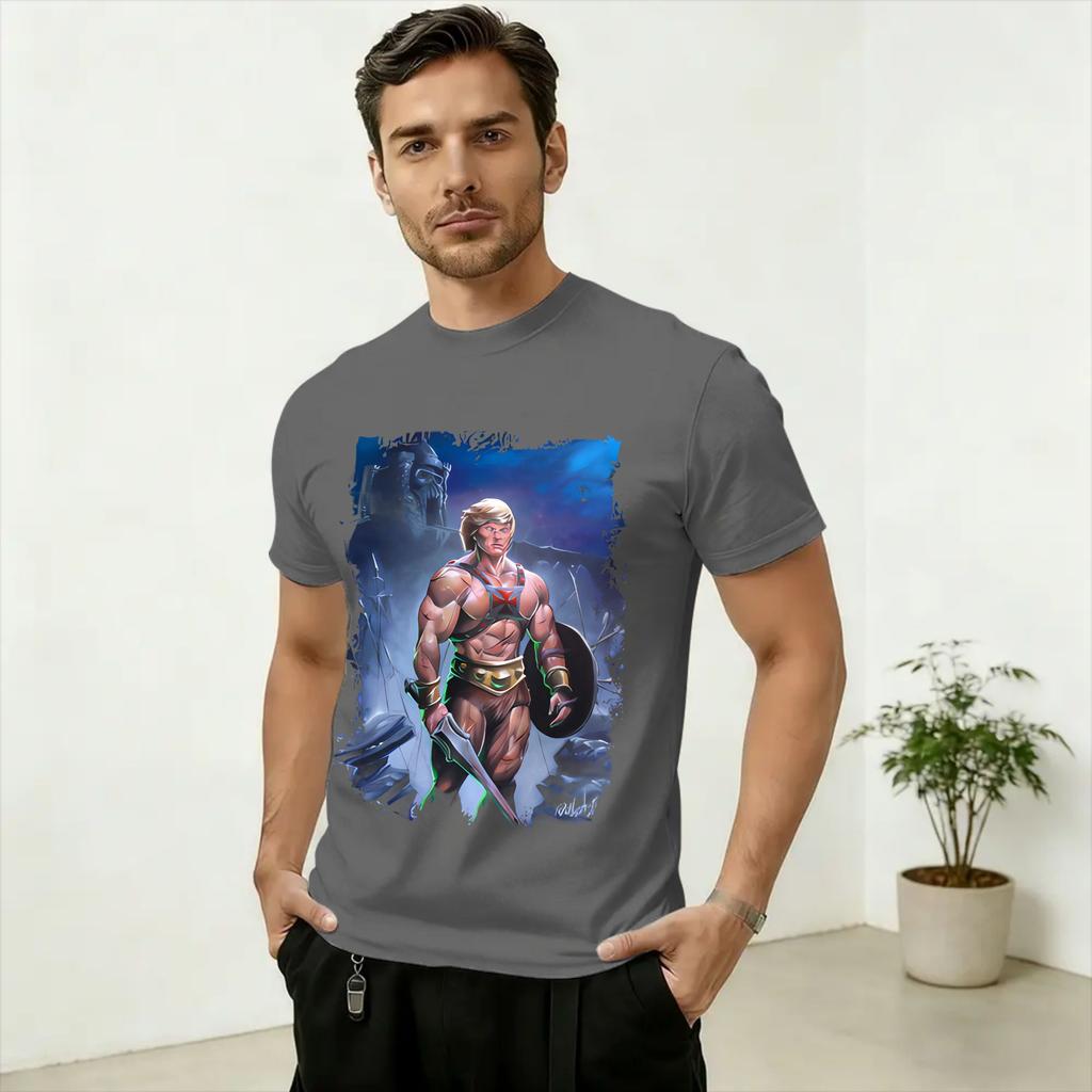 Unisex HHe Unisexs Battle Damaged T Shirts 100 Cotton Clothes Leisure Short Sleeve Crewneck Tees Summer TShirts