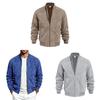 Giacca Punk in Pelle con Maniche e Zip da Uomo per Uso Casual Autunnale