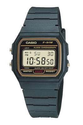 Montre Casio Collection [Produit Officiel Japonais] Modèle Exclusif Web F-91WG-9QJH Homme Noir x Or