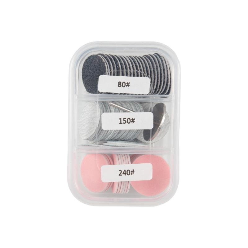 60PCS Colorful Foot Grinding Sheets with Metal Base Efficient Callus Removal Suitable for Skin Fast Replacement System