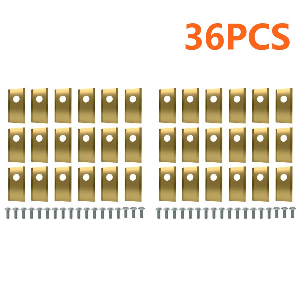 18/36pcs Stainless Steel Blades Replacement For Worx Landroid Robotic Lawnmower Cutting Blade Set Lawn Mower Parts