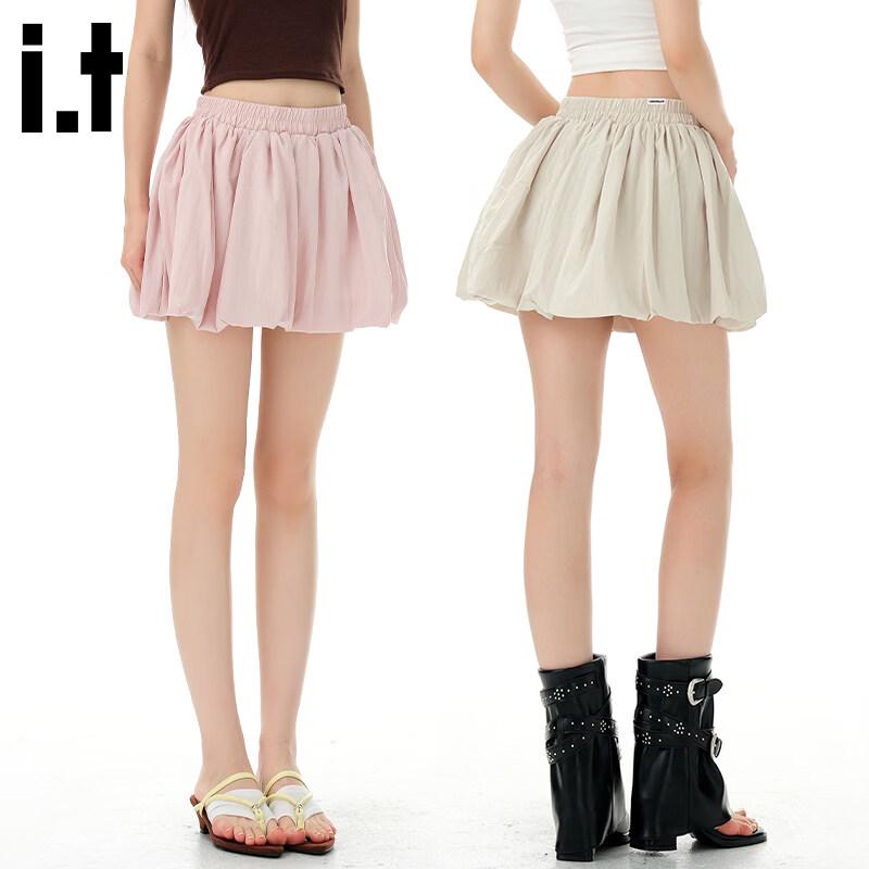 Women s High-Waist Pleated Bubble Skort M