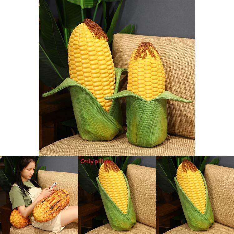 Simulation Roasted Corn Plush Doll Toy Pillow For Home Decor And Gift