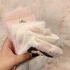 1/3 Pairs Ladies' Socks Pack Autumn Winter Thickened Warm Plush Floor Socks Pink Cartoon Cute Kawaii Sweet Mid Tube Socks Girl