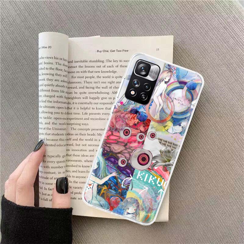 

K-KikuoS Art Cute Phone Case For Xiaomi Poco F7 14 Ultra Mi 15 10 11 Lite X7 X6 X5 X3 M5S M6 10T 11T F6 F5 Pro F4 GT Cover Xiaomi Poco F5