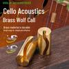 CPF Cello S-Type Brass Wolf Tone Eliminator - Professional Acoustic Solution, No String Damage.