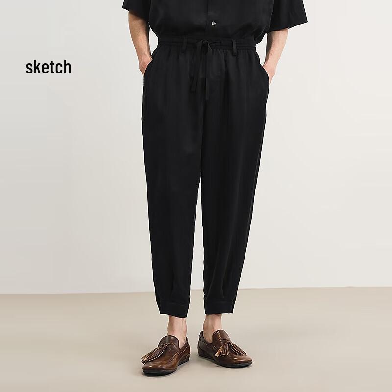 

CROQUIS Men s 2025 Summer Tapered Cropped Casual Pants S