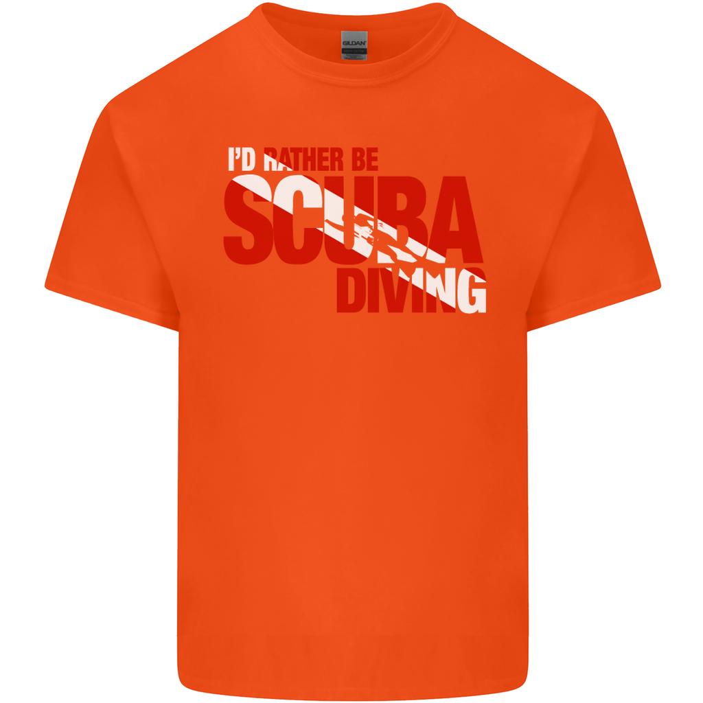 Id Rather Be Scuba Diving Diver Dive Unisexs Light Cotton TShirt