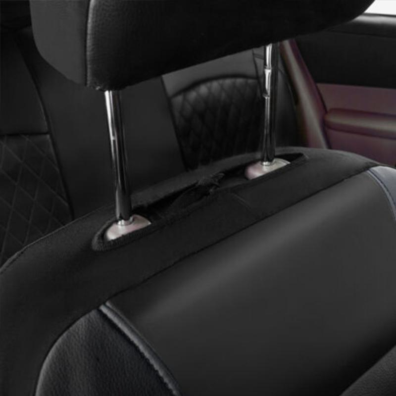 PU-Leder Universal-Autositzbezüge Airbag-kompatibel Wasserdicht Autositzschutz Innenausstattung Passend für die meisten