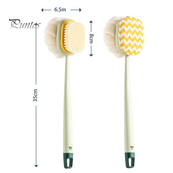 Body Scrubber High density Exfoliating Long Handle Bath Body Scrubber Brush for Bathroom