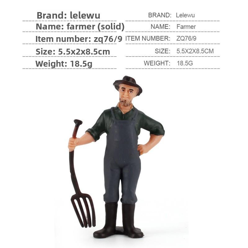 Simulated Diver Veterinarian Farmer Worker Postal Worker Toy Model Ornament For Collectors And Play