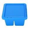 Artist Brush Basin Multifunction Small Square Paint Tub Pot with Holder Art Supplies