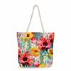 Multifunctional Flower  Printed Thick Rope Shoulder Beach Bag 7578 KTB