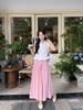 Elegant Summer Sleeveless Blouse & Long Skirt Set for Women - This Year's Popular Two-Piece