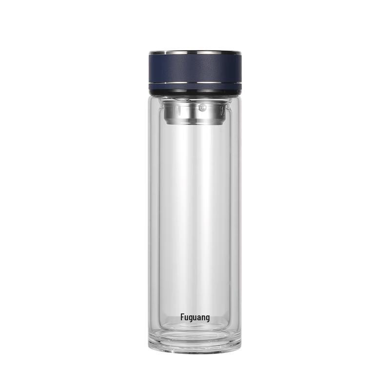 FUGUANG Double-Layer Portable Glass Cup