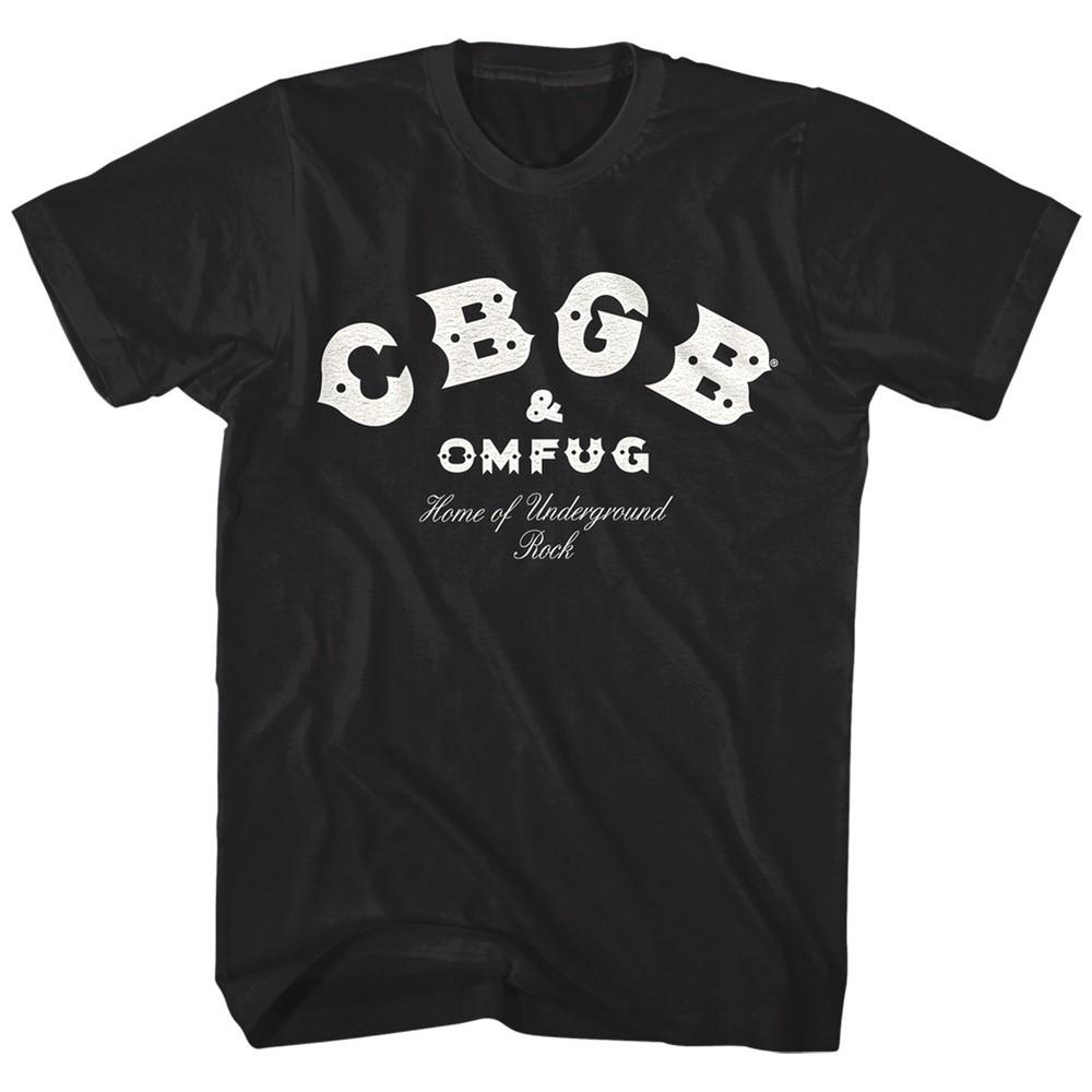 

CBGB OMFUG Home of Underground Men s T Shirt Logo Rock Country Bluegrass Merch L