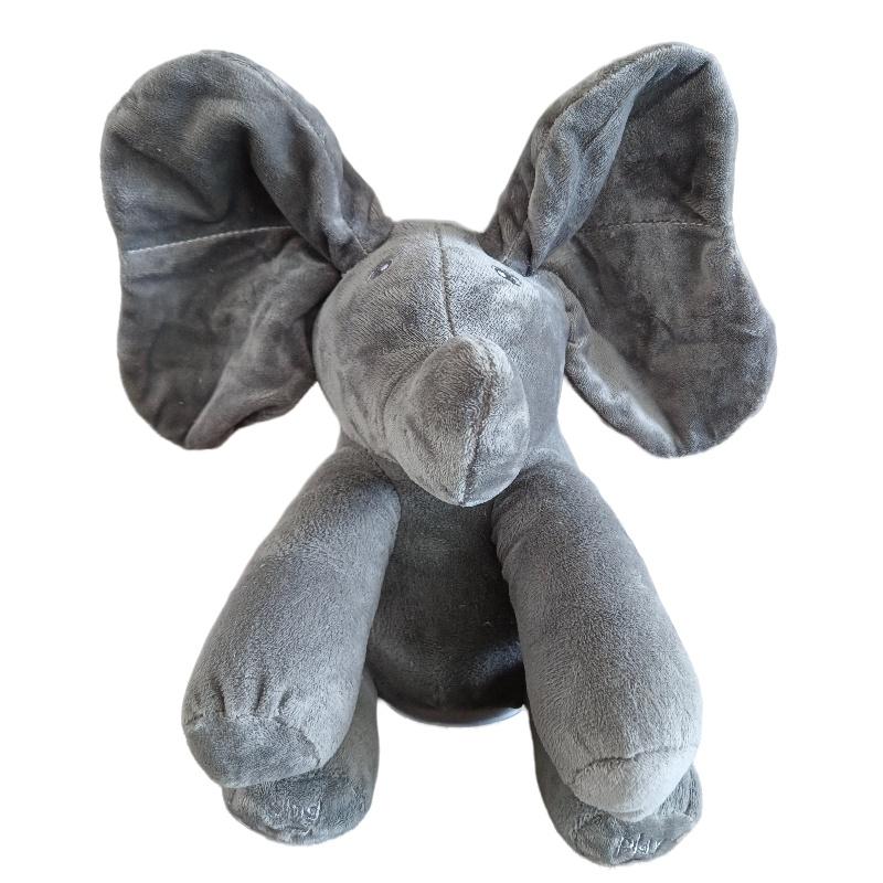 Entzückendes Elefanten-Plüschtier mit beweglichen Ohren Perfektes Babygeschenk