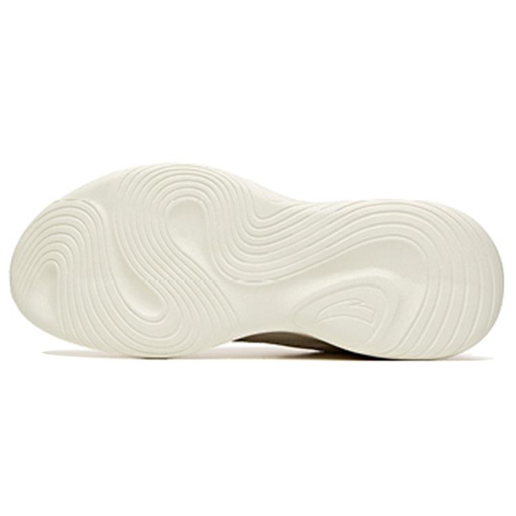 Anta Running Collection Mesh Abrasion Resistant Breathable Low top Running Shoes Women's Light Beige White 922035562-4