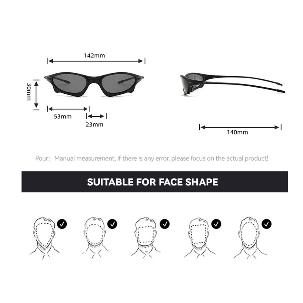 YEZIXIN Polarized Sunglasses UV400 Square Frame Sun Glasses for Men Women Driving Fishing Hiking Cycling Outdoor Eyewear