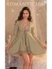 Elegantes Damen Sommer-Camisole-Kleid & Nachthemd-Set mit Spitzenbesatz und Brustpolstern