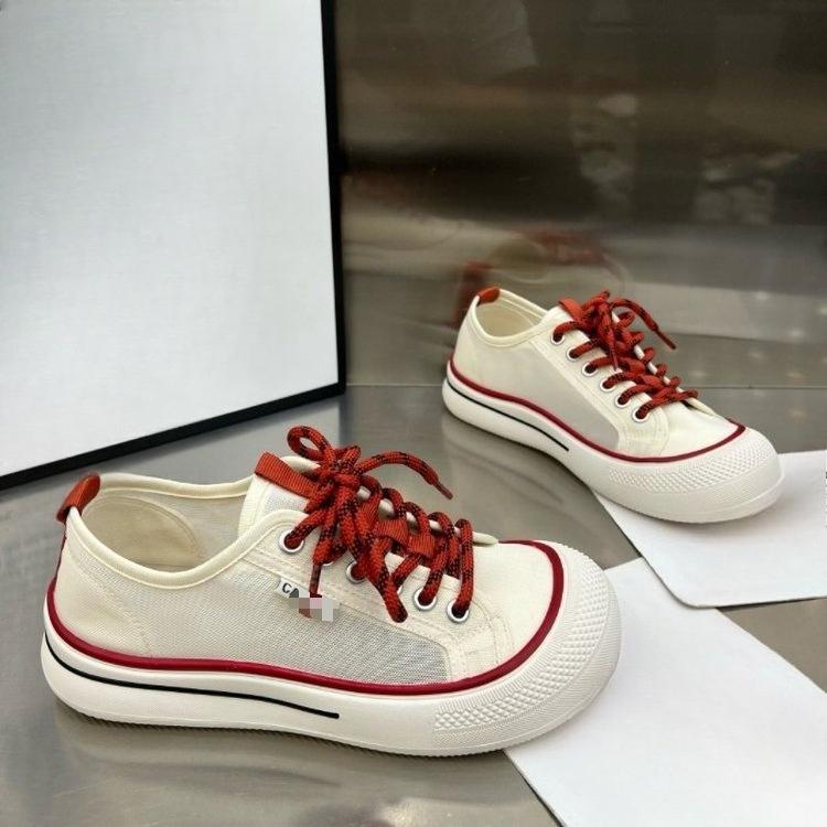 Canvas Shoes, Women s Shoes, Breathable Shoes, Thick-soled, Anti-slip, Casual Shoes 35