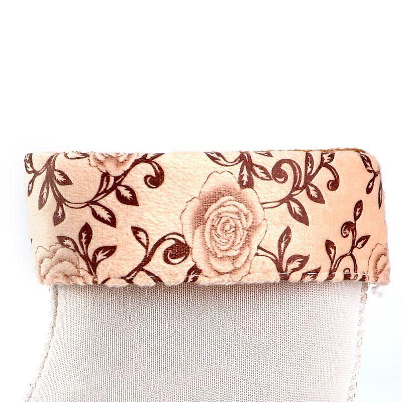 Fashion Winter Warm Lining For Rain Boots Women's Soft Shoes Cover Polyester Cotton Liner For Water Rain Shoes Lining Socks Floor Shoes