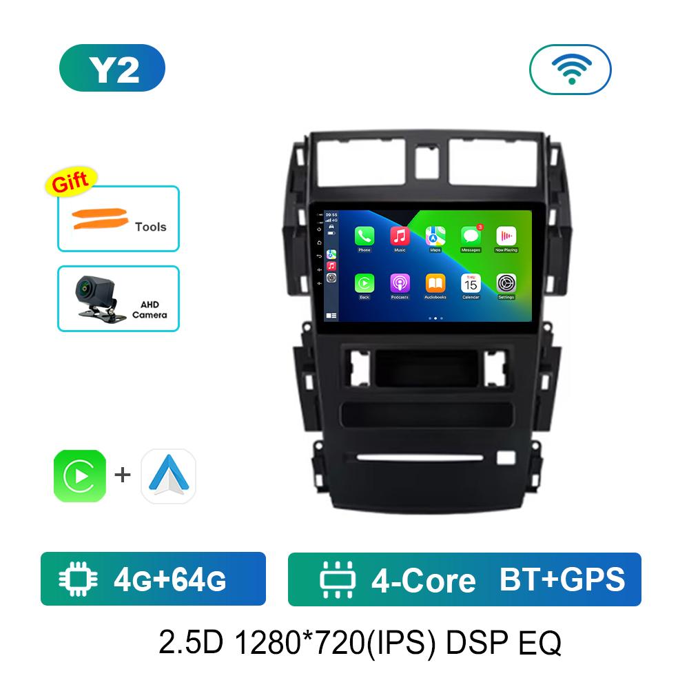 9'' Car Radio Multimedia Player Android System 4G for Nissan Teana J31 2004 - 2007 Carplay GPS Navi WiFi HD Screen DSP Stereo