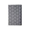 Goyard Grenelle Monogrammed Flap Pocket Canvas And Calfskin Card Holder Passport Holder Unisex Accessories Gray GRENELPMLTY-51CL51X