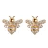 Little Bee Mini Stud Earrings, Trendy And Cold Animal Light Luxury Earrings, Cute Design Exquisite Earrings