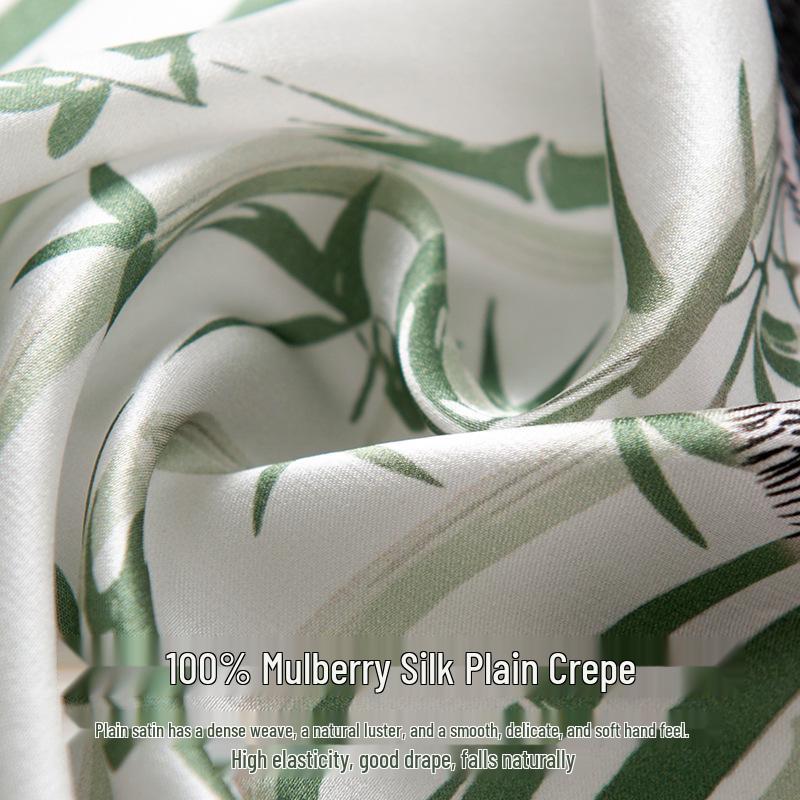 Autumn Red Panda Print Scarf: Cute Decorative Neck Warmer & Sunshade