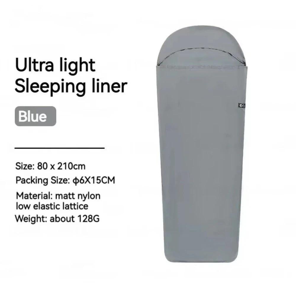 Ultralight Sleeping Bag Liner Warm Nylon Sleeping Bags Inner Liner Single Travel Hotel Camping Sheet Travel Hiking Camping