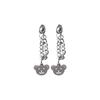 New Hip Hop Trendy Hiphop Bear Stud Earrings Sweet Cool Chain Long Earrings Women's Personality Earrings