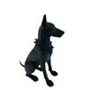 Sitting Doberman Pinscher Figurine,Cool Dog Statue For Pet Lovers Car Desk Bookshelf Decor,3D Printed Craft Home Ornament