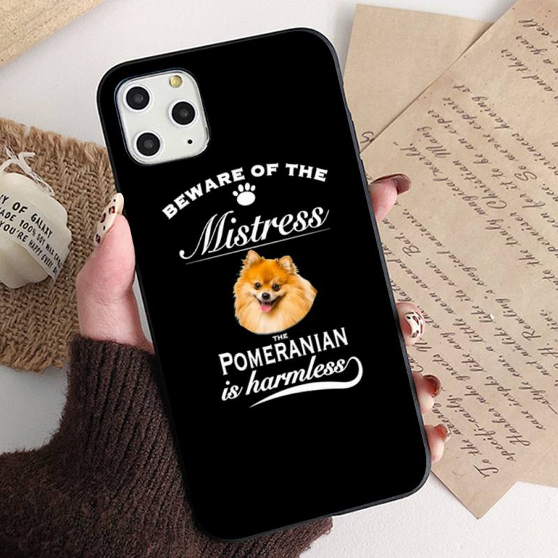 MaiYaCa Pomeranian Dogs Dog Phone Case for iPhone 11 12 13 Mini Pro XS MAX 8 7 6 6S Plus X 5S SE 2020 XR Case