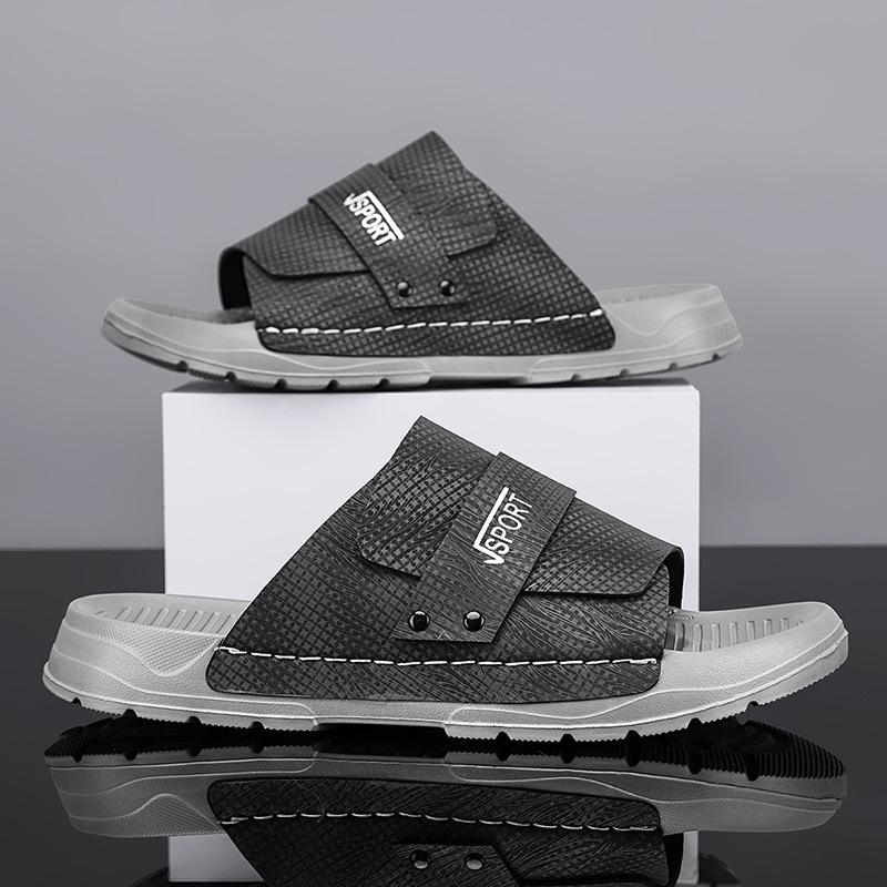 2025 Spring and Summer New Men's Trend Versatile Slippers Comfortable Casual Home Simple Fashion Sandals