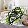 Borussia Print Flannel Blanket, High quality Comfortable for All Seasons, Home Decor, Warmth and Comfort, Perfect for Christmas Gifts