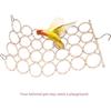2 Packs Parrot Swing Hanging Toys, Bird Climbing Rope Net Ladders Small Medium Pet Activity Toy Suitable for Parakeet,Cockatiel,Cockatoo,Conure,Mini