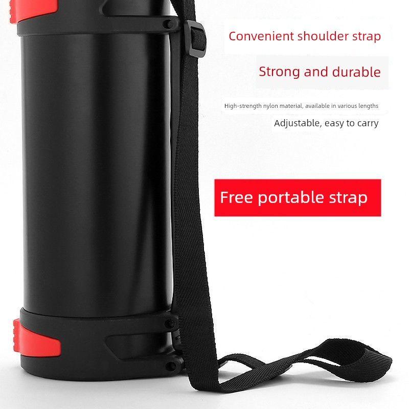Large Capacity 10-Liter Stainless Steel Thermos Flask, Large Capacity Thermos Cup for Men and Women, Outdoor Car-Mounted Water Bottle for Home Use