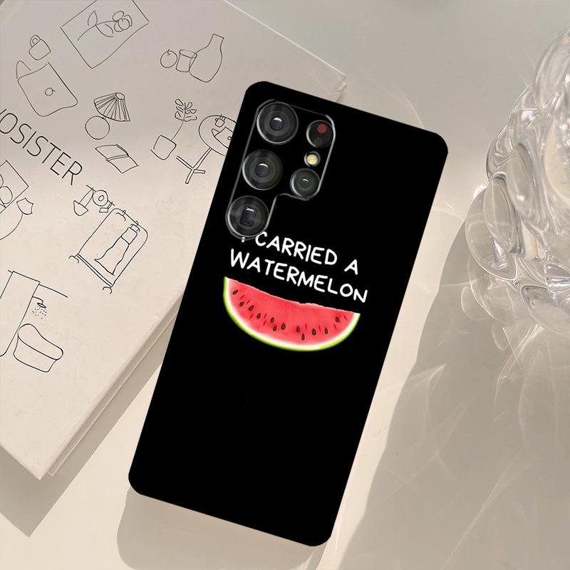Summer Fruit Watermelon Case For Samsung Galaxy S23 S21 S22 Ultra S20 FE S8 S9 S10 Plus Note 10 Note 20 Ultra Cover