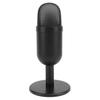 Condenser Microphone Gain Control Quick Mute USB PC Mic with Ambiance Light Base Stand for Gaming