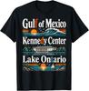 Golf von Mexiko Lake Ontario Kennedy Center Retro Classic T-Shirt