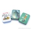 Small Cartoon Tin Box Hairpin Storage Case Rectangular Jewelry Cosmetic Organizer For Candy Pill Hinged Empty Box