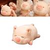 Kızlar ve Çocuklar İçin Sevimli Pembe Domuz Peluş Oyuncak Yastık Kısa Peluş ve PP Pamuk Dolgulu 40x22x20cm