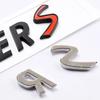For Mini S Logo Rear Trunk Letters Emblem Badge Car Sticker Decals for Cooper S R50 R52 R53 R56 R60 Car Accessories
