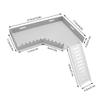 Hamster Cage Platform with Ladder Plastic Multifunctional Small Animal Cage Standing Platform Exercise Toy for Guinea Pig Cage