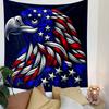 American Eagle Patriotic Design Patterned Tapestry Decorative Wall Hanging, Home Bedroom Living Room Decor