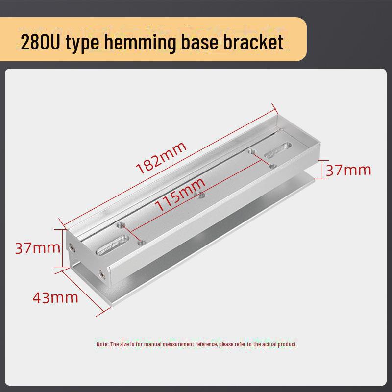 180 kg schweres Magnetschloss für eine Tür mit ZL-Halterung und 350 LC schweres elektromagnetisches Schloss für Doppeltüren mit Saugplatte für rahmenlose Glastüren.