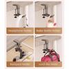 Adjustable Desk Edge Bag Hook Foldable Punch-free Table Side Backpack Rack Multi-functional Removable Hanging Handbag Holder