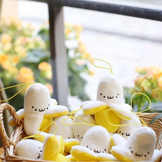 Pendant Creative Lovely Design Multiple Use Stuffed Banana Doll for Car