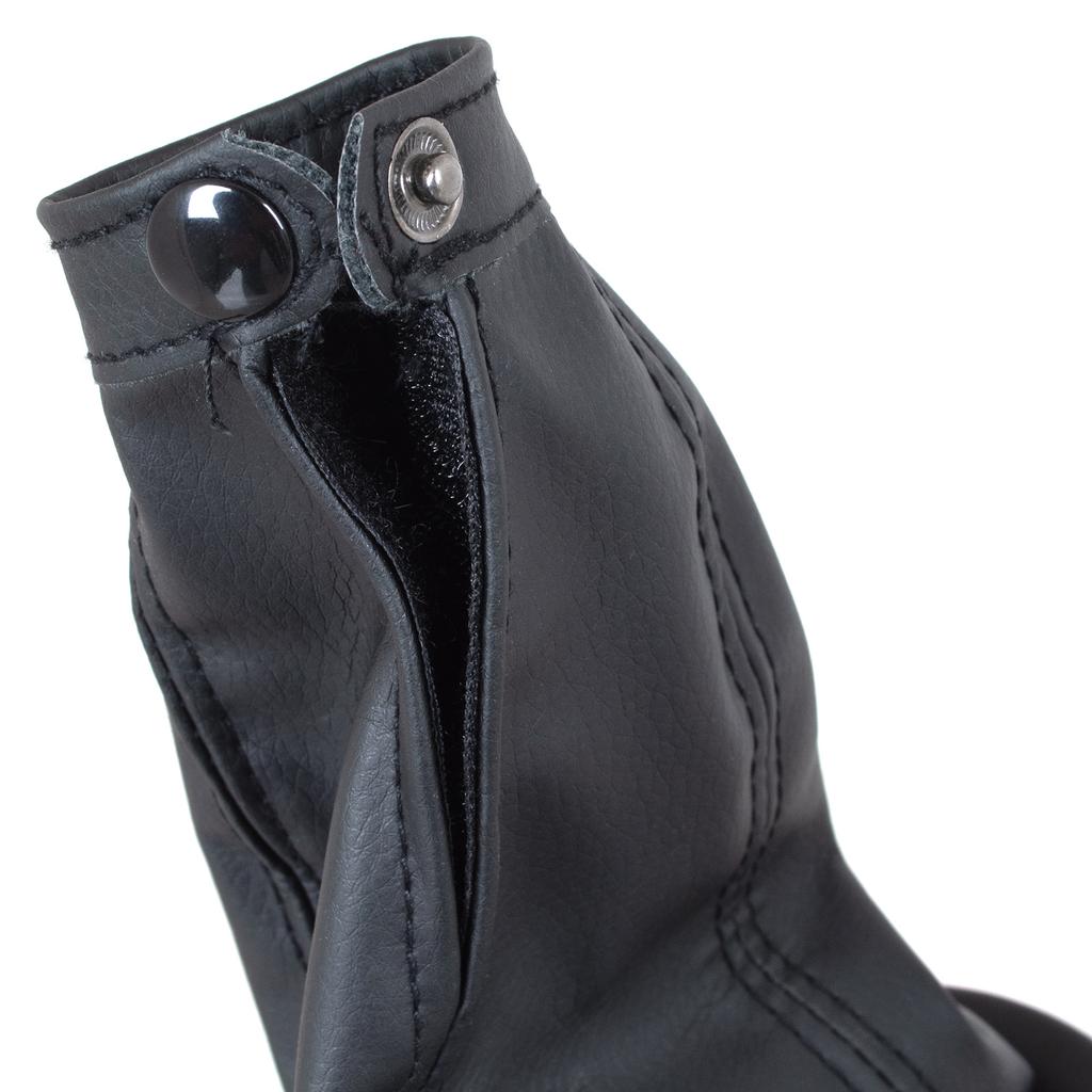 Fiat Seicento 1998- gear shift boot BLACK + frame